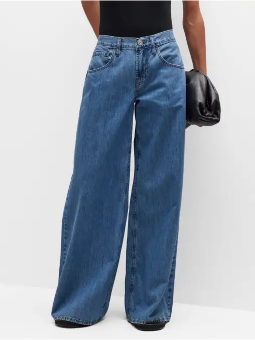 FRAME DENIM le mid rise wide leg jean